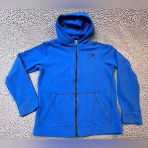 The North Face Full Zip Up Hoodie Little Boys Size Large Blue Long Sleeve Jacket